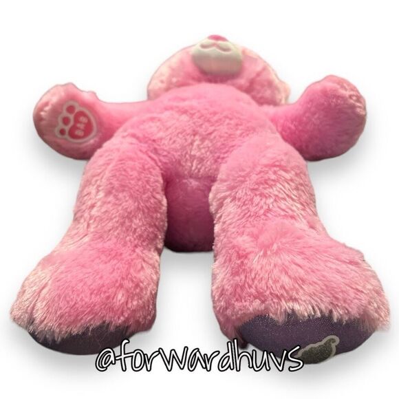 Enchanting Build-A-Bear Fairy Friends Pink Bear with Purple Wings - Picture 9 of 11